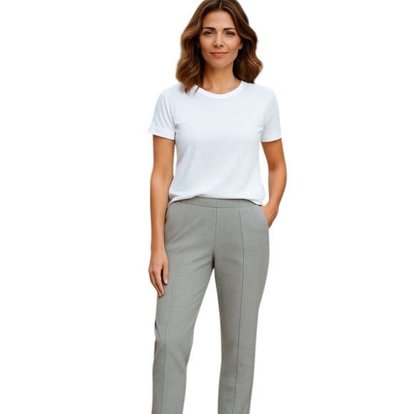 Everlane The Dream Pant Organic Cotton Blend Pull On Grey Size XL - Picture 15 of 15